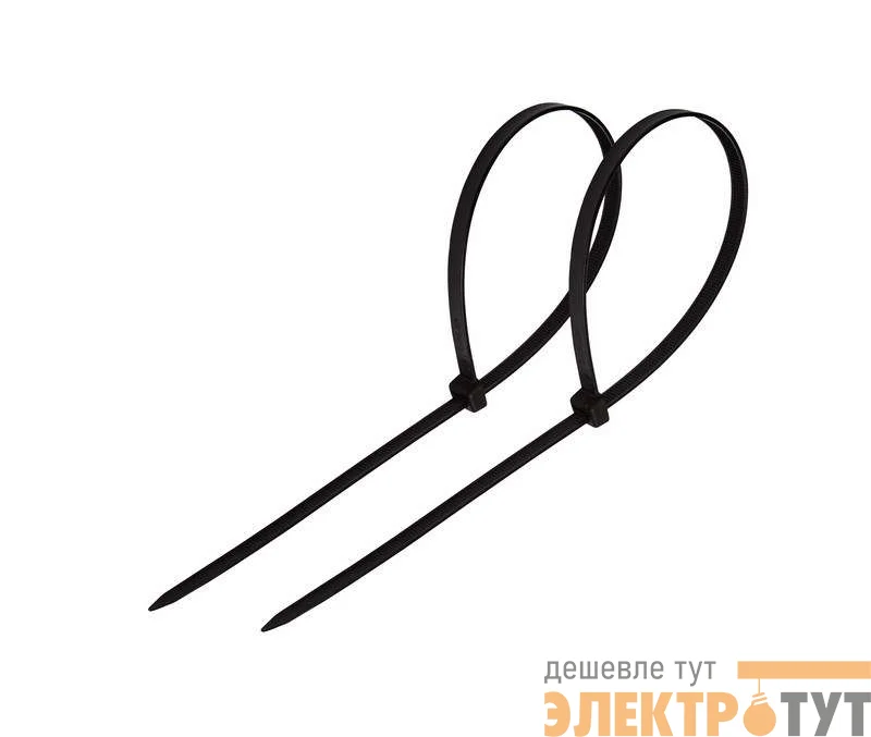Хомут кабельный 3.6х150 нейл. черн. (уп.100шт) Rexant 07-0151-4