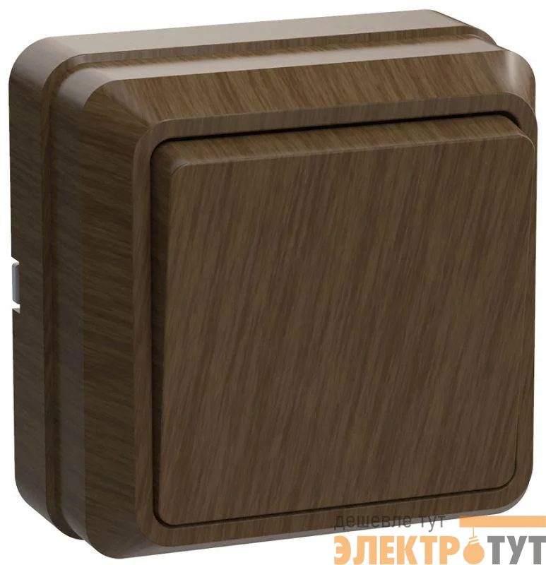 Выключатель 1-кл. ОП Октава 10А IP20 ВС20-1-0-ОД дуб GENERICA EVO10-K04-10-DC