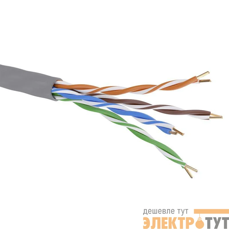 Кабель CAT 5е U/UTP нг(А)-LSLTx (уп.305м) сер. DKC RN5EUUA03GY