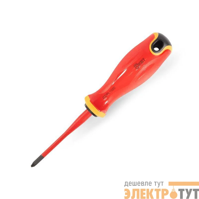 Отвертка диэлектрическая PZ/FL1х80 СЛИМ КВТ 103013