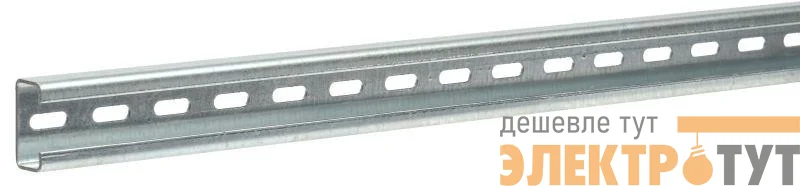 DIN-рейка 30х15х16мм L2000 тип С оцинк. IEK YDN30-0200