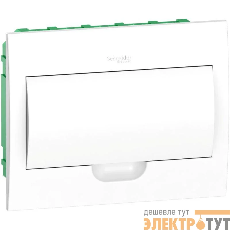Бокс встраиваемый СП City9 Box 1 ряд 12мод IP40 IK07 63А 2 клеммы с бел. дверцей SE EZ9E112P2FRU