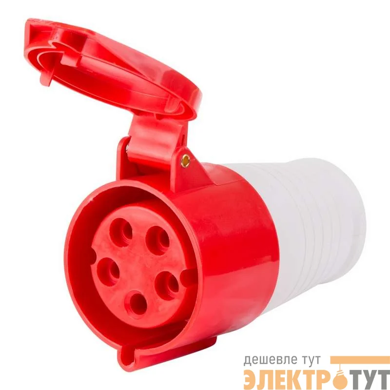 Розетка 225 переносная 3Р+РЕ+N 32А 380В IP44 Rexant 11-8923