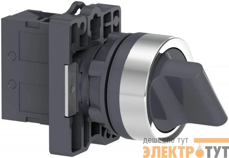 Переключатель 1НО короткая ручка 2 поз. с фиксацией SchE XA2ED21
