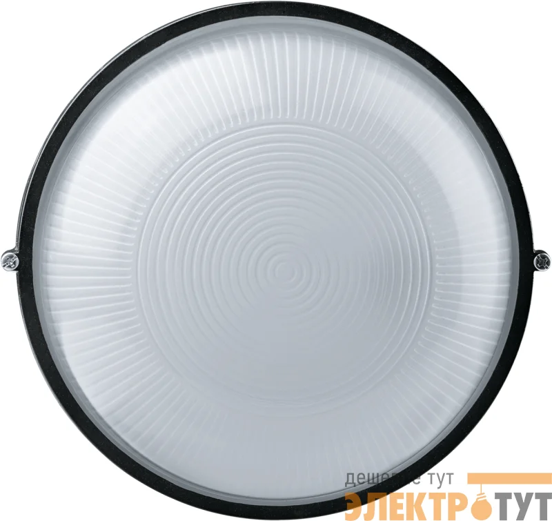 Светильник ЛОН 94 815 NBL-R1-100-E27/BL 1х100Вт E27 IP54 (аналог НПБ 1101 черн. круг 100Вт) Navigator 94815