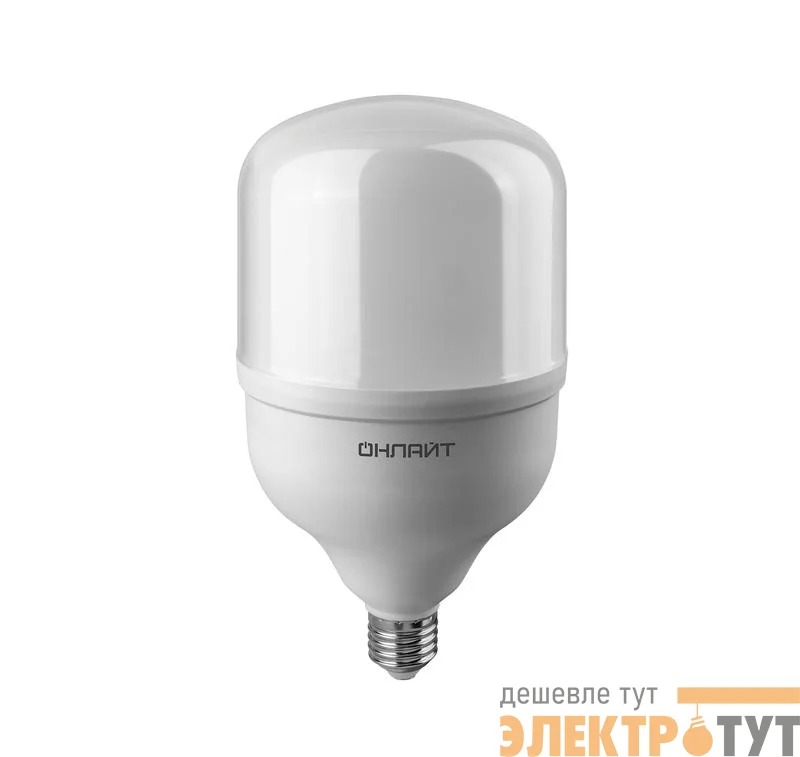 Лампа светодиодная высокомощная 82 906 OLL-T140-70-230-840-E27E40 70Вт 4000К нейтр. бел. E27/E40 5300лм 176-264В ОНЛАЙТ 82906