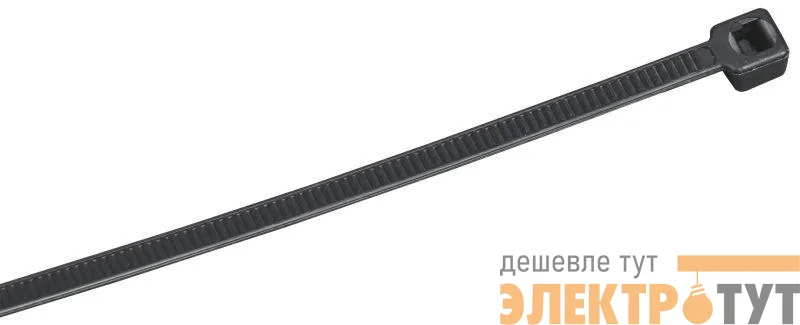 Хомут 3.6х140мм P6.6 стандартный черн. (уп.100шт) IEK UHH30-D036-140-100-K02