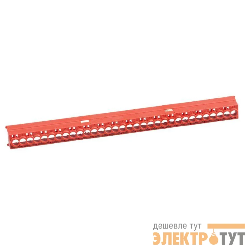 Колпачок изол. 32 отверстия 202мм красн. SchE 13585