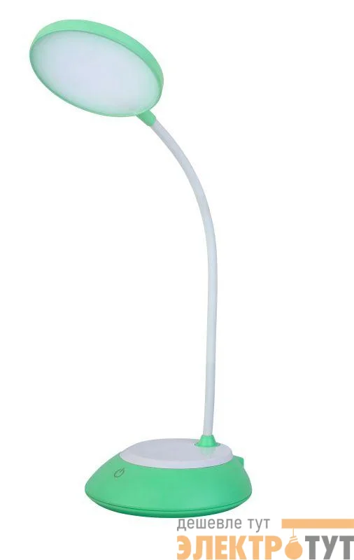 Светильник UF-744 C05 6Вт CCT настольный диммир. зел. Ultraflash 14468
