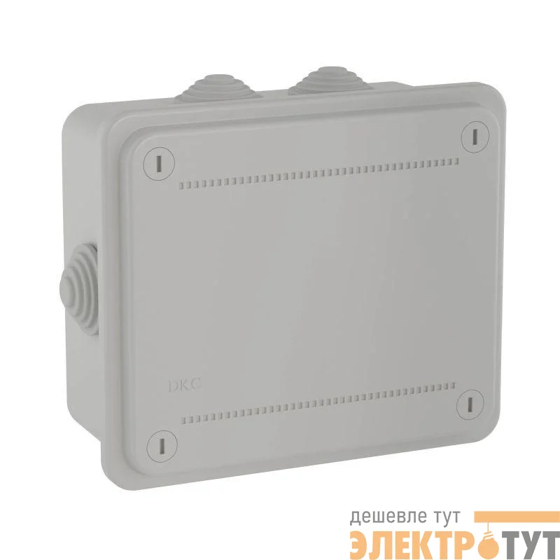 Коробка распределительная ОП 120х80х50мм IP55 6 каб. ввод DKC 53900