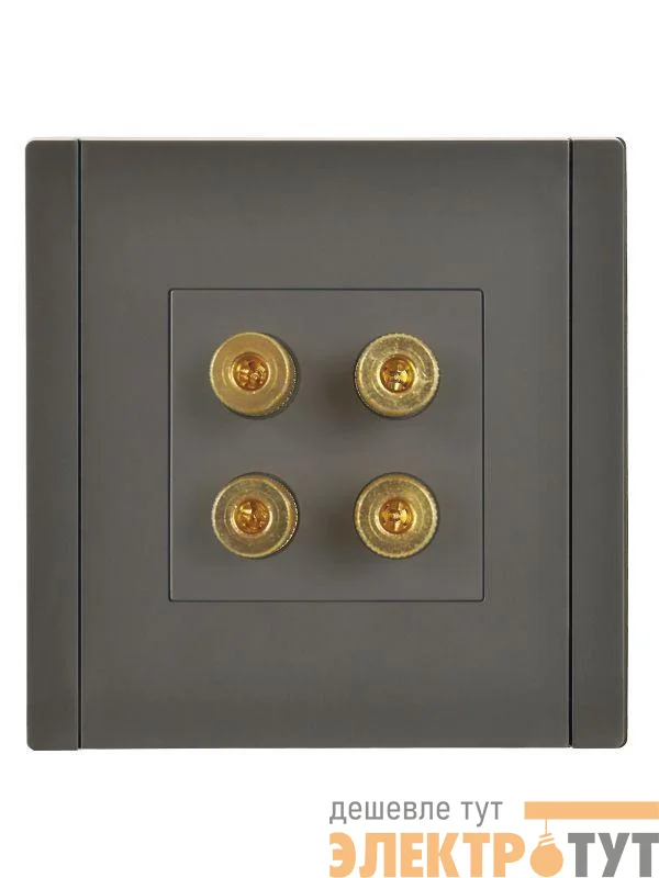 Аудиорозетка 4-м FORTE&PIANO FP339 сер. IEK FP-S40-K03