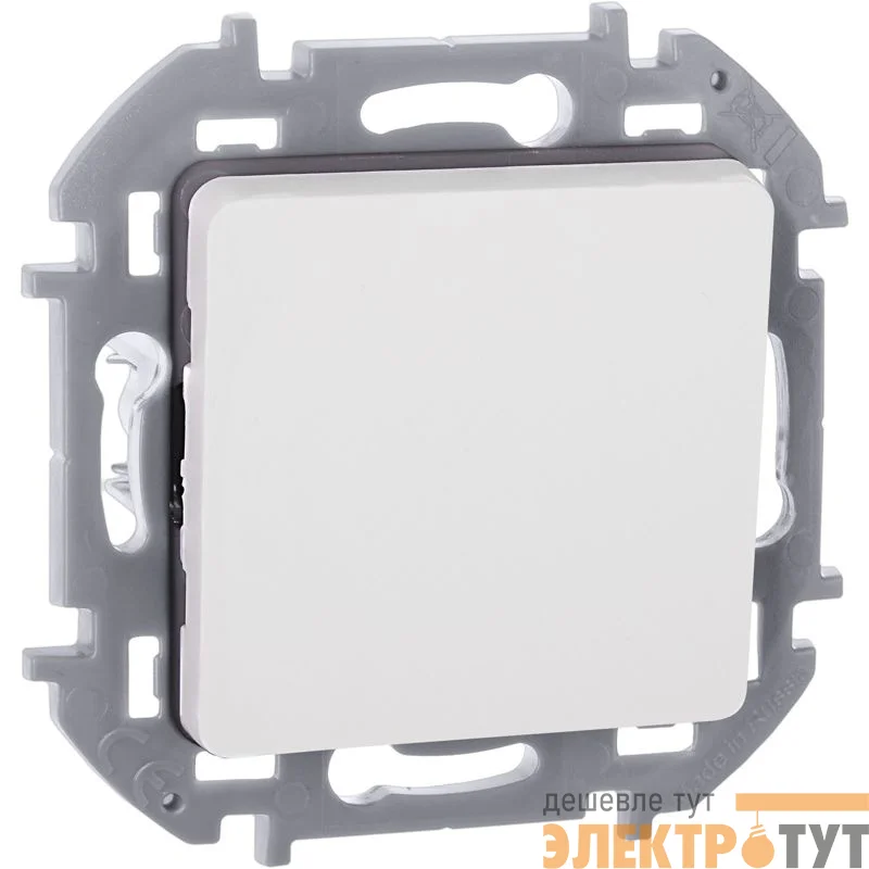 Выключатель кнопочный Inspiria 6А 250В без фиксации НО/НЗ механизм бел. IEK 673690