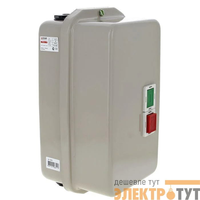 Пускатель магнитный КМЭ 65А 380В с РТЭ в корп. IP65 EKF ctrp-r-65-380v