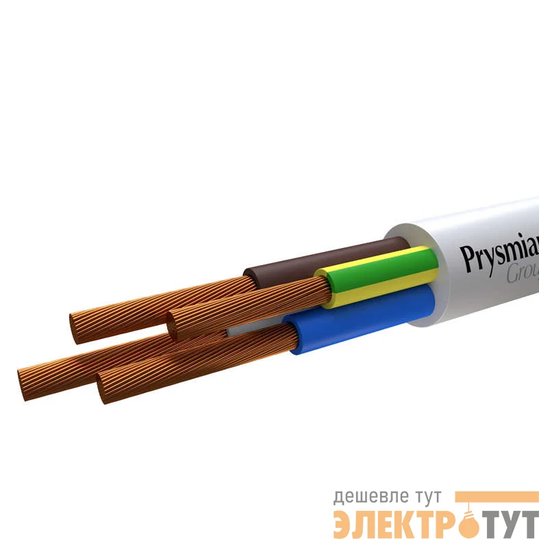 Провод ПВС 4х0.75 Б (бухта) (м) РЭК-PRYSMIAN 0104020201