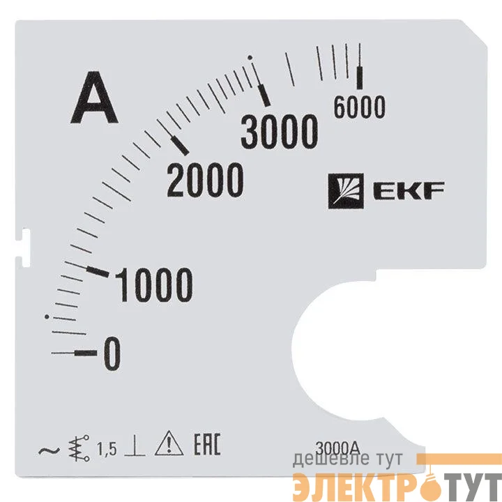 Шкала сменная для A961 3000/5А-1.5 PROxima EKF s-a961-3000