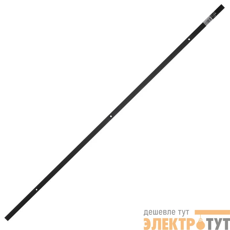 Шинопровод MTR16 1M-BL 1000х16мм накладной низковольтный Pro черн. JazzWay 5057234