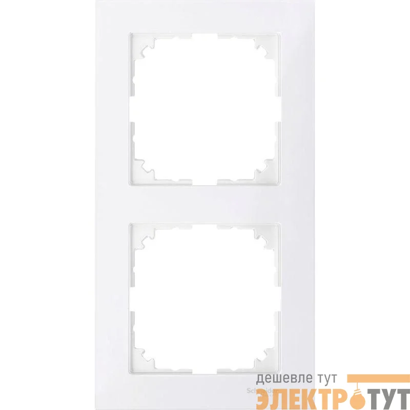 Рамка 2-м M-Pure полярно-бел. SchE MTN4020-3619