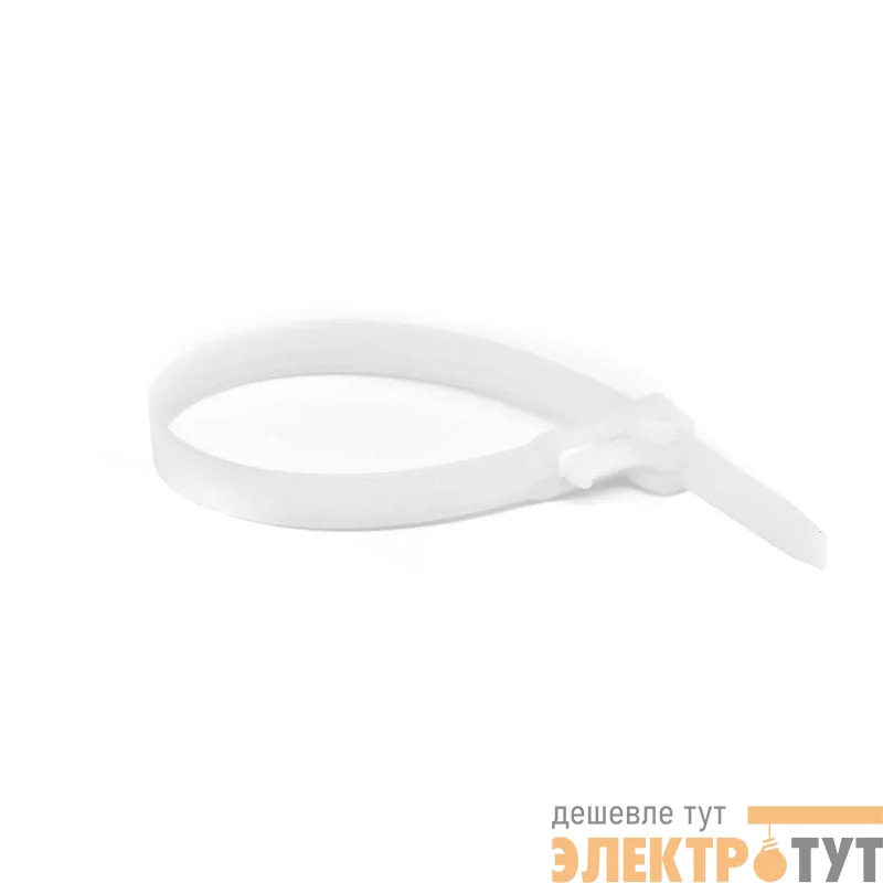 Хомут кабельный 7.6х200 полиамид многоразовый бел. (уп.100шт) DKC 25250SR
