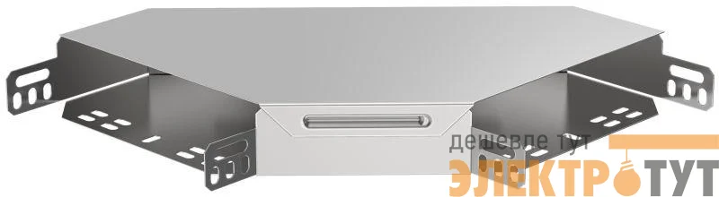 Угол для лотка горизонтальный 90град. 200х50 с кр. IEK CLP2P-050-200
