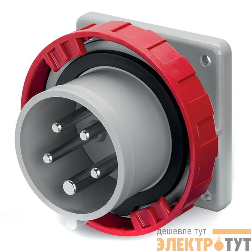 Вилка скрыт. уст. прямая 16А 3P+E+N 400В IP67 DKC DIS2481697
