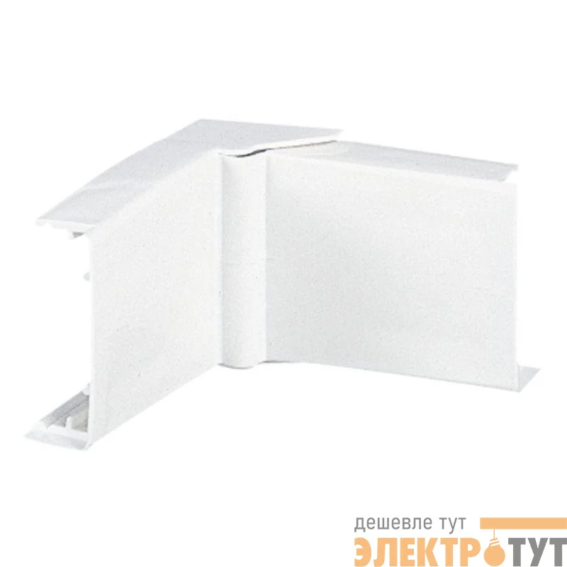 Угол для кабель-канала внутренний/внешний изменяемый для мини-плинтусов DLPlus 20х12.5 бел. Leg 030221