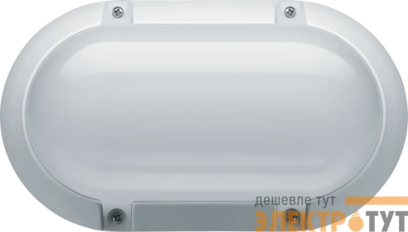 Светильник светодиодный 94 822 NBL-PO1-8-4K-WH-IP65-LED 8Вт 4000К IP65 700лм ЖКХ поликарбонат овал бел. (аналог НПП) Navigator 94822