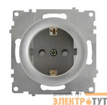 Механизм розетки 1-м СП Florence с заземл. защ. шторки сер. 1E10101302 OneKeyElectro 2172833