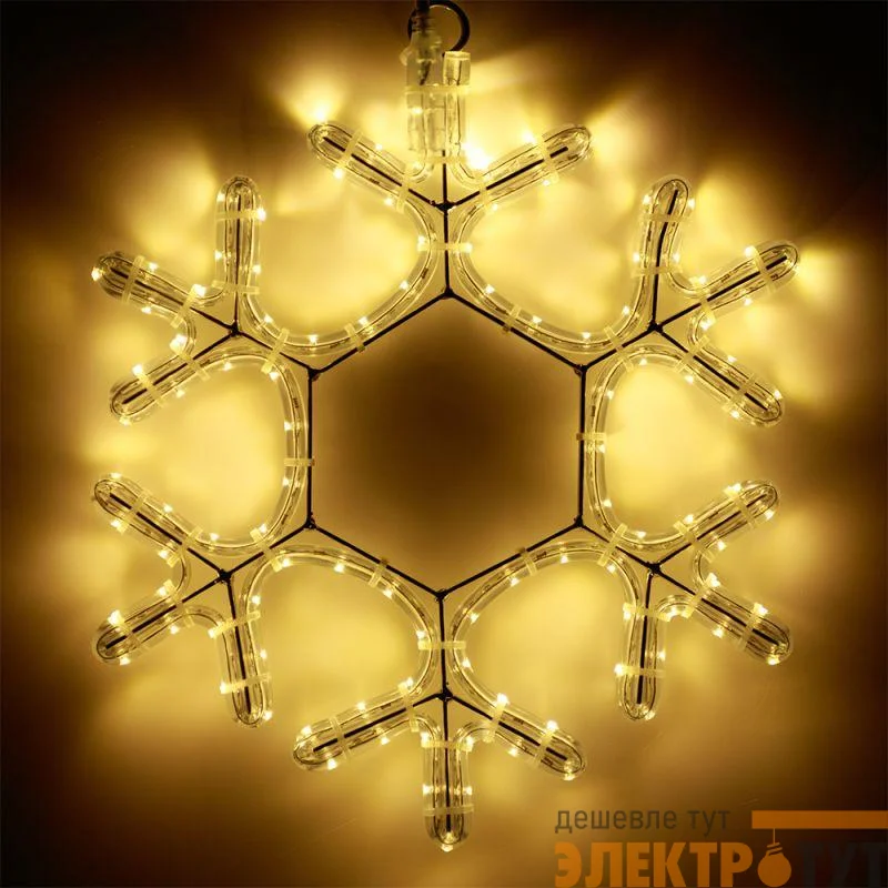 Фигура ARD-SNOWFLAKE-M7-450x375-108LED Warm (230В 6.5Вт) (IP65) Ardecoled 025315