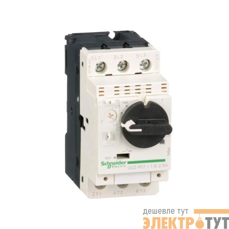 Выключатель автоматический для защиты двигателя 1.6-2.5А P07 SchE GV2P07