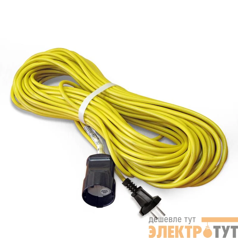 Удлинитель-шнур 1х40м без заземл. 10А IP20 1.3кВт Союз 481S-4104