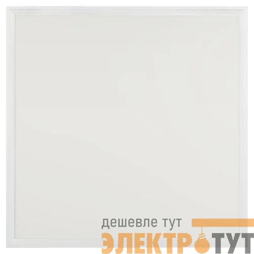 Светильник светодиодный SPL-510-W-65K-040 40Вт 6500К IP40 3420лм 595х595х8 без драйвера панель бел. Эра Б0048926