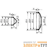 Ввод кабельный ступенчатый 70х3мм SchE NSYECPC9