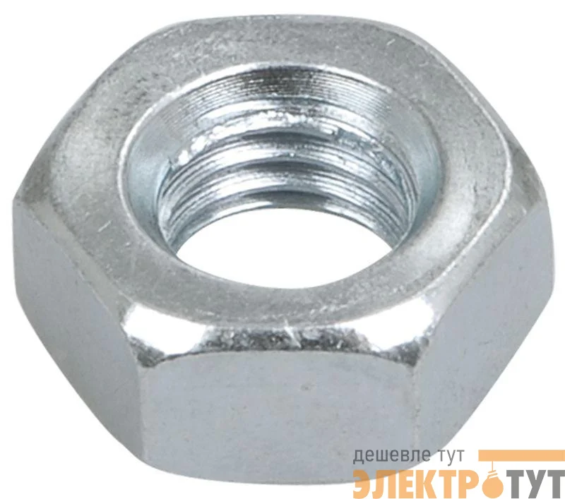 Гайка шестигранная М6 (уп.500шт) IEK CLP1M-G-6