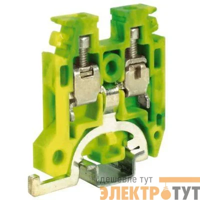 Зажим для заземления TR.2 2.5кв.мм желт./зел. DKC ZTR110