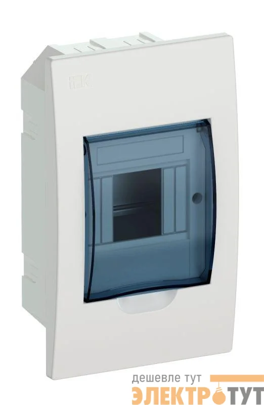 Корпус встраиваемый ЩРВ-П-4 Krepta 3 IP41 пластик. бел. IEK MKP12-V-04-40-20