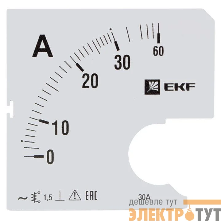 Шкала сменная для A961 30/5А-1.5 PROxima EKF s-a961-30