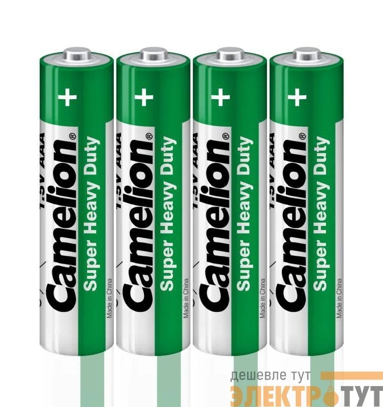 Элемент питания солевой AAA/R03 1.5В R03P-SP4G SR-4 (уп.4шт) Camelion 1659