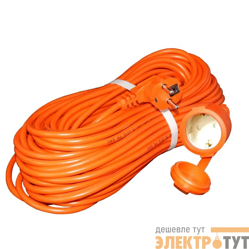 Удлинитель-шнур 1х50м с заземл. 16А IP54 УШ-16 ПВС 3х1.5 с защ. крышкой UNIVersal 9632006