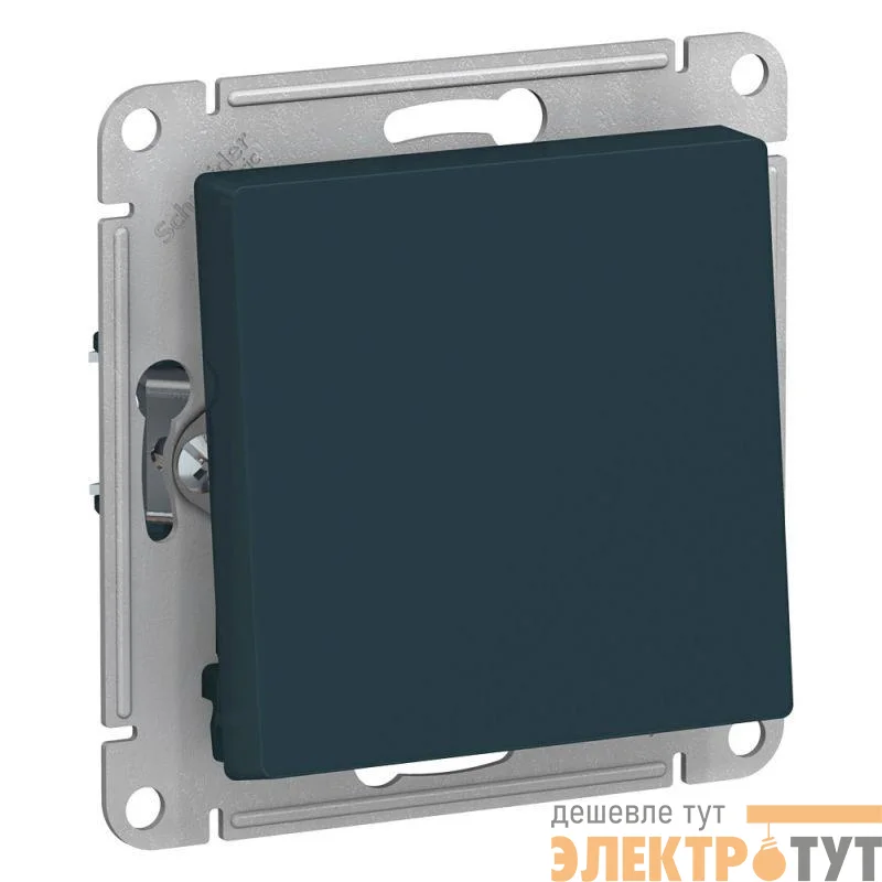Переключатель проходной 1-кл. СП AtlasDesign 10А IP20 (сх. 6) 10AX механизм изумруд SE ATN000861