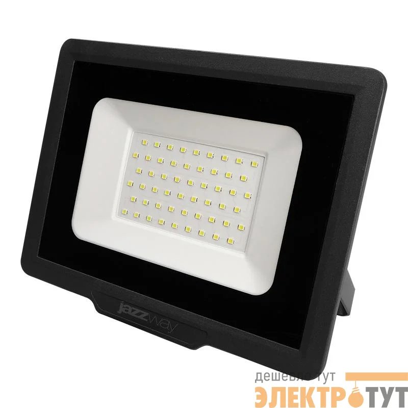 Прожектор светодиодный PFL-C3 50Вт 4000К IP65 ДО compact закален. прозр. стекло JazzWay 5045699