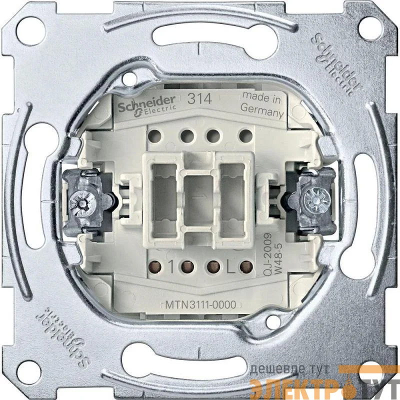 Механизм выключателя 1-кл. 1п СП Merten Antique 10А IP20 SchE MTN3111-0000