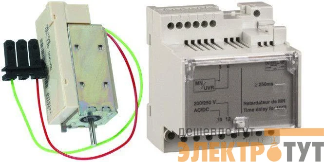 Расцепитель MN+замедлитель по 230В AC SE SPA-MNR2A