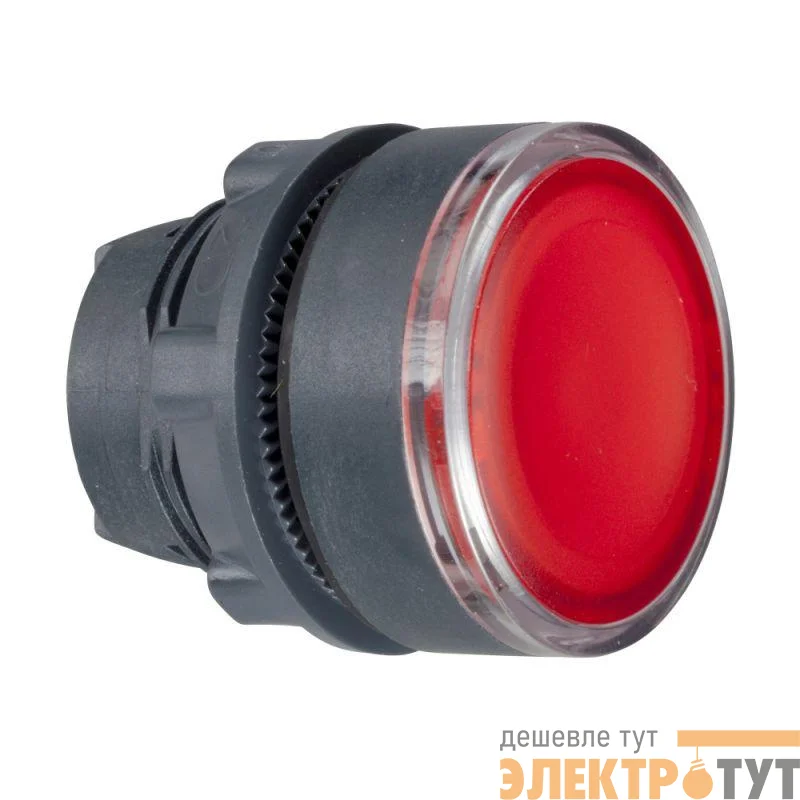 Головка для кнопки 22мм с задерж. красн. SchE ZB5AH043