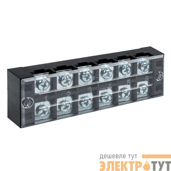 Терминал клеммный TB-4506 до 4.5кв.мм 45А 6 клеммных пар EKF tb-4506