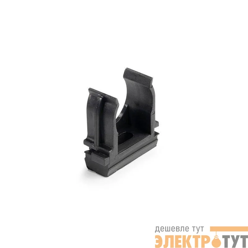 Держатель для труб (клипса) d20 черн. Fortisflex 91051