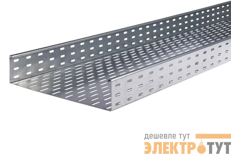 Лоток листовой перфорированный 85х400 L3000 сталь 0.9мм LKS 840 FT RU гор. оцинк OBO 6837594