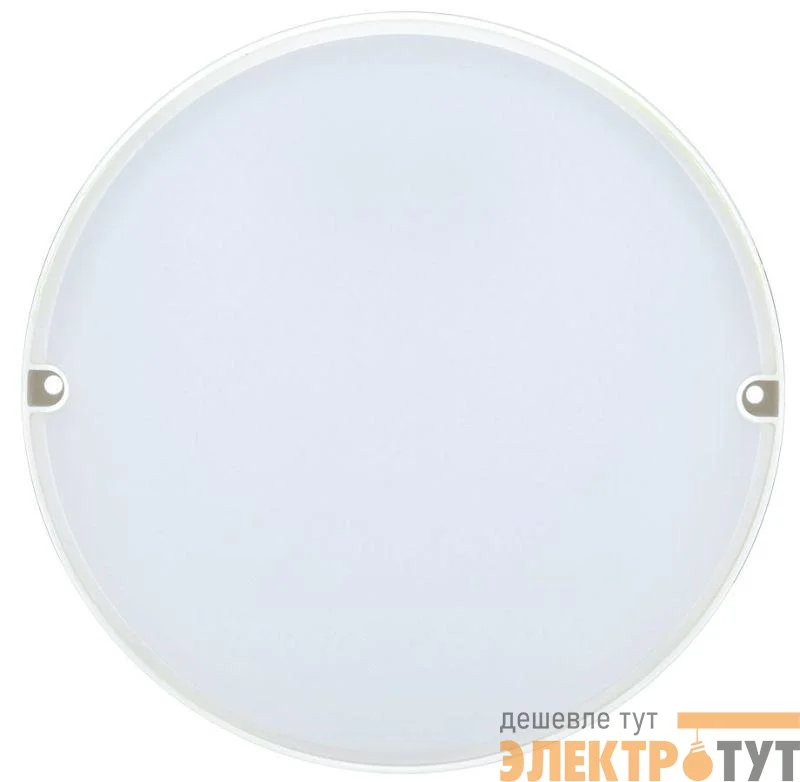 Светильник светодиодный ДПО 2005 12Вт 6500К IP54 круг бел. IEK LDPO0-2005-12-6500-K01