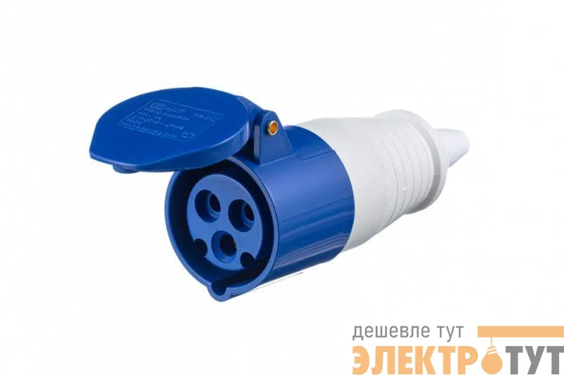 Розетка кабельная 16А 220В 2P+E тип. роз. 213 IP44 SchE 26010DEK