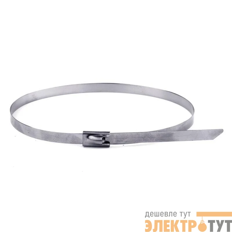 Хомут кабельный 4.6х240 нерж. сталь AISI 304 серебр. (уп.50шт) DKC 27405