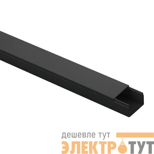 Кабель-канал 25х16 L2000 черн. KK-B-25-16 Эра Б0061740